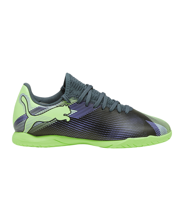 PUMA FUTURE 7 Play IN Lights Out Jr Kids Grau Weiss F03 - grau
