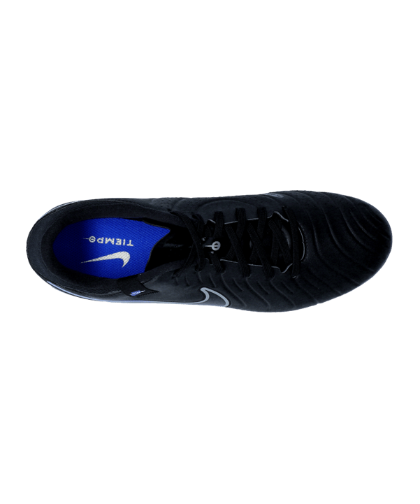 Nike Tiempo Legend X Academy FG/MG Shadow Schwarz Silber Blau F040 - schwarz