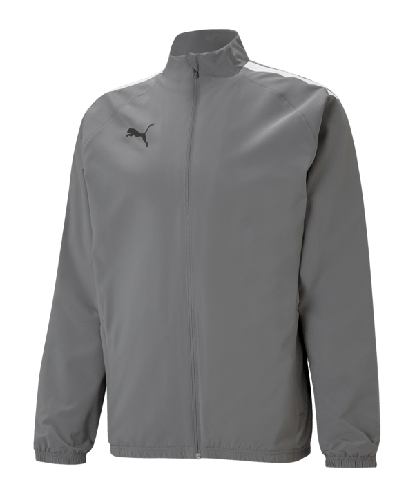 PUMA teamLIGA Sideline Jacke Grau Weiss F13