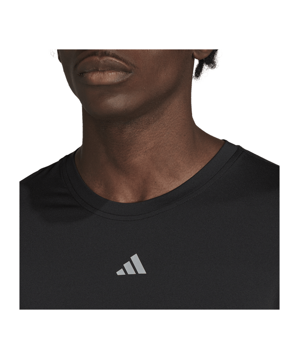 adidas Techfit Aeroready Sweatshirt Schwarz - schwarz