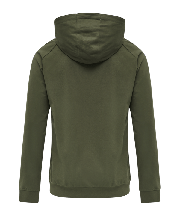 Hummel Cotton Logo Hoody Grün F6084 - gruen