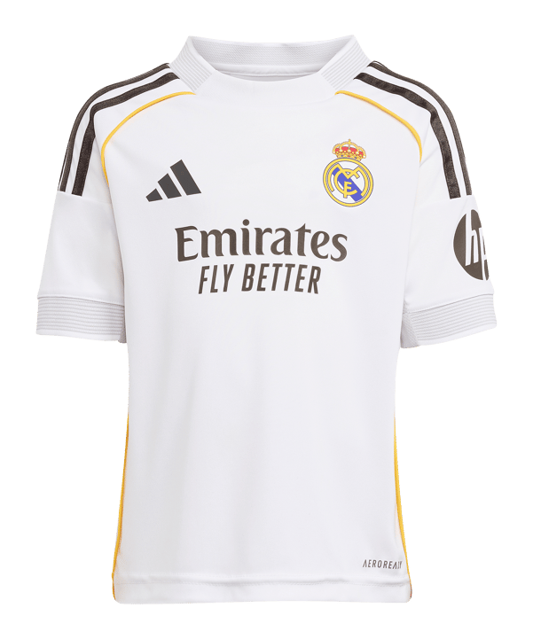adidas Real Madrid Mini Trikot Set Home 2025/2026 Kids Weiß - weiss