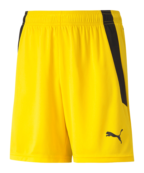 PUMA teamLIGA Short Kids Gelb Schwarz F07