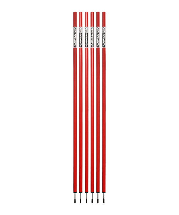 Cawila PRO Slalomstange (33mmx180cm) Rot - rot