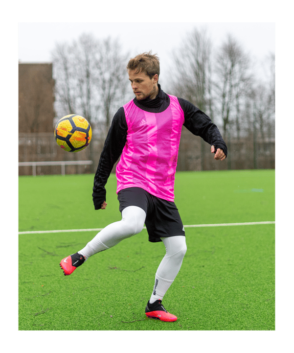 Cawila Trainingsleibchen UNI 3er Set Grau | Leibchen Fußball - grau