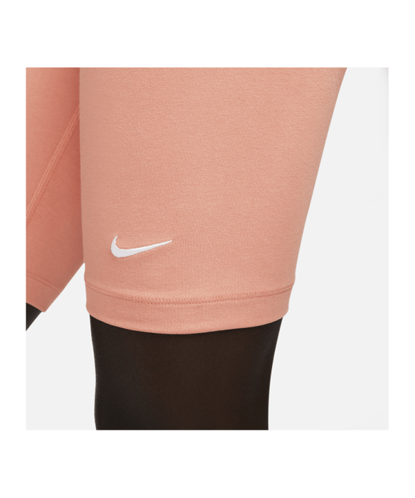 Nike Essential Biker Short Damen Rosa Weiss F827 - rosa
