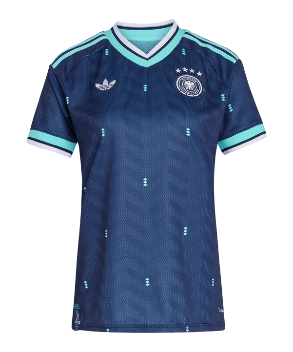 adidas DFB Deutschland Trikot Away WM 2026 Damen |  Blau - blau