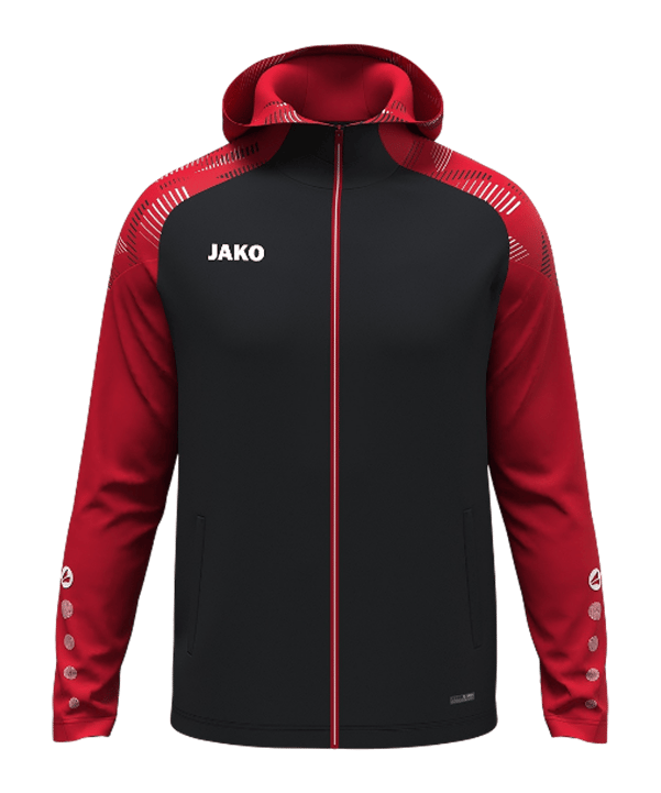 JAKO Sonic Kapuzenjacke Schwarz F812 