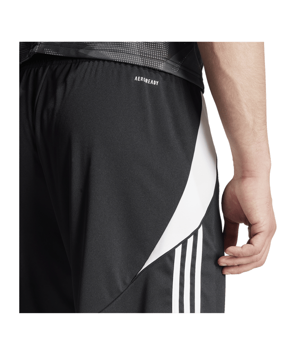 adidas Tiro 24 Short Schwarz Weiss - schwarz