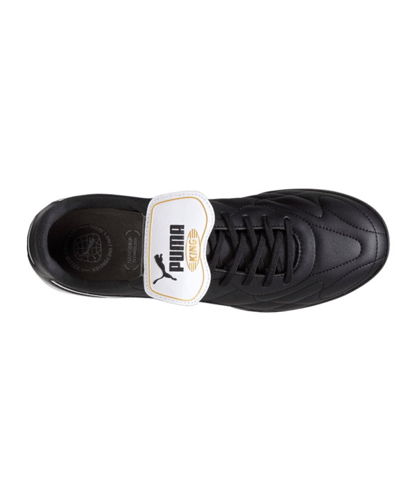 PUMA KING Top TT Schwarz Weiss Gold F01 - schwarz