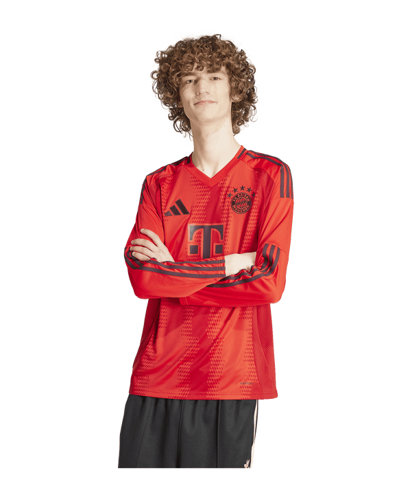 adidas FC Bayern München Langarm Trikot 2024/2025 - rot