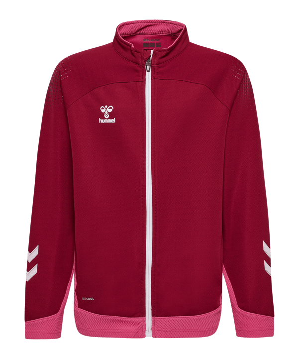 Hummel hmlLEAD Poly Trainingsjacke Kids Rot F3584 