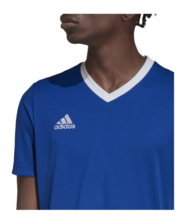 adidas Entrada 22 Trikot | Blau Weiss - blau