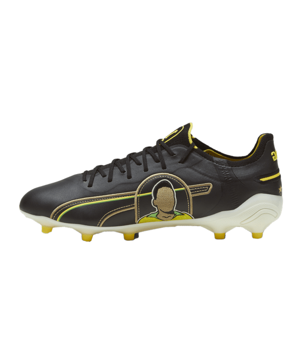 PUMA KING Ultimate Pelé FG/AG Schwarz Weiss F01 - schwarz