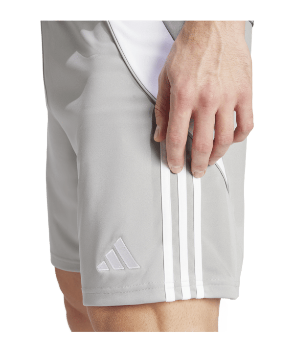 adidas Tiro 24 Short Grau Weiss - grau
