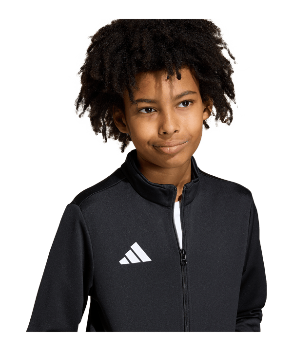 adidas Entrada 26 Trainingsjacke Kids Schwarz - schwarz