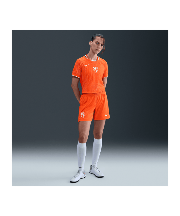 Nike Niederlande Short Home 2025 Damen Orange F819 - orange
