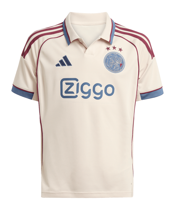 adidas Ajax Amsterdam Trikot 3rd 2025/2026 Kids Beige - beige