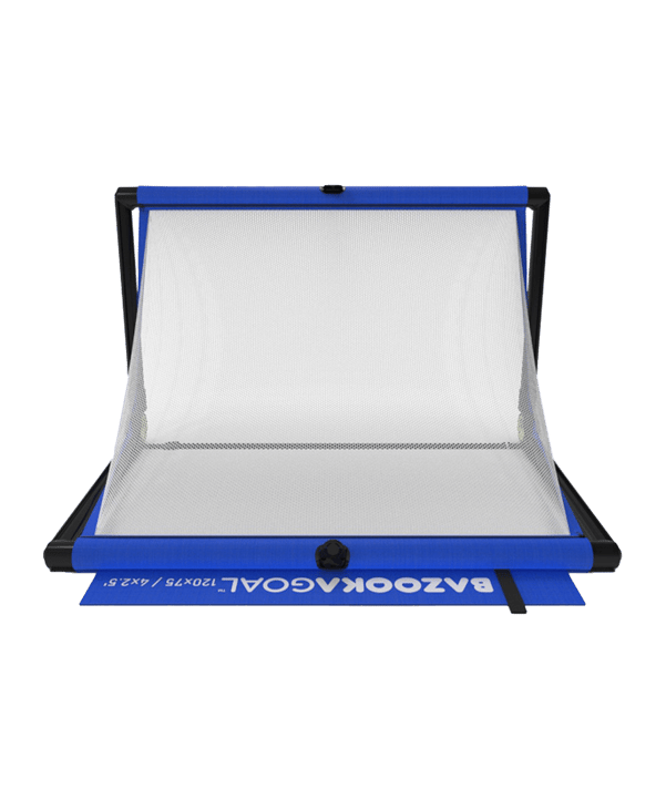 BAZOOKAGOAL CLASSIC PVC | 120x75cm | Blau Weiss | - blau
