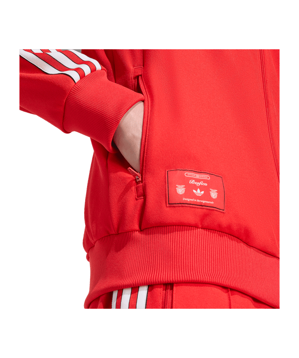 adidas Benfica Lissabon Terrace Icons Track Sweatshirt Rot - rot