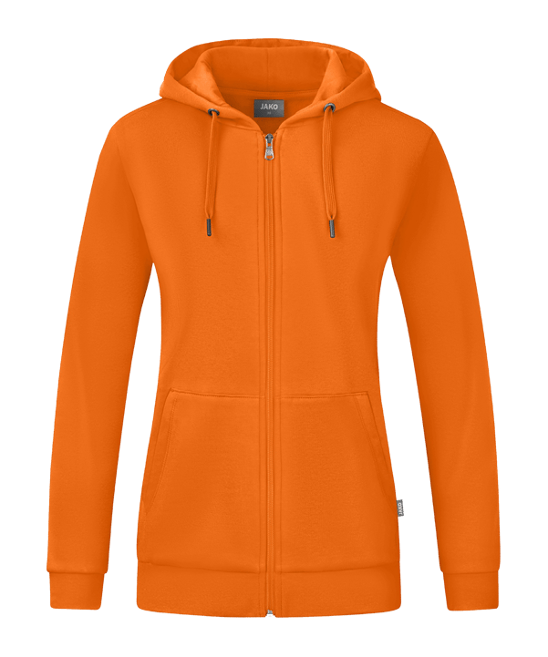 Jako Organic Kapuzenjacke Damen Orange F360