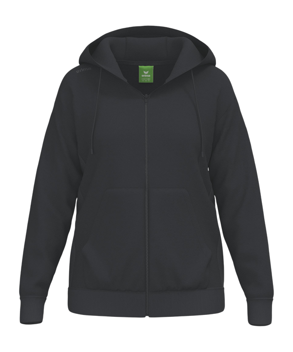Erima TS Kapuzenjacke Damen Schwarz