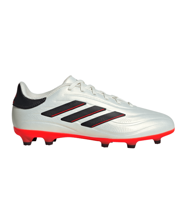 adidas COPA Pure 2 League FG Solar Energy Kids Weiss Schwarz Rot - weiss
