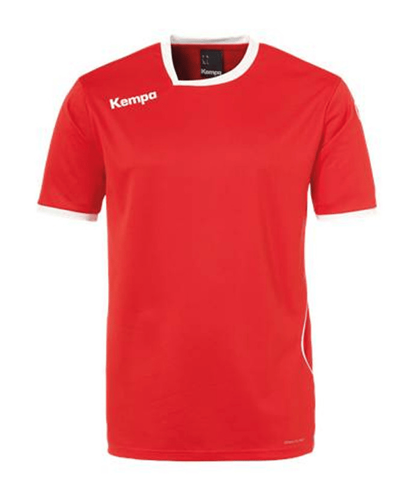 Kempa Curve Trikot T-Shirt Kids Rot Weiss F02