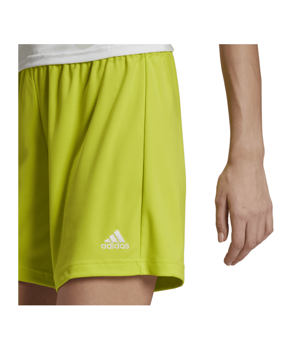 adidas Entrada 22 Short Damen Grün Weiss - gruen