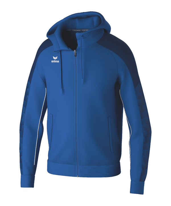 Erima Evo Star Kapuzenjacke Blau - blau