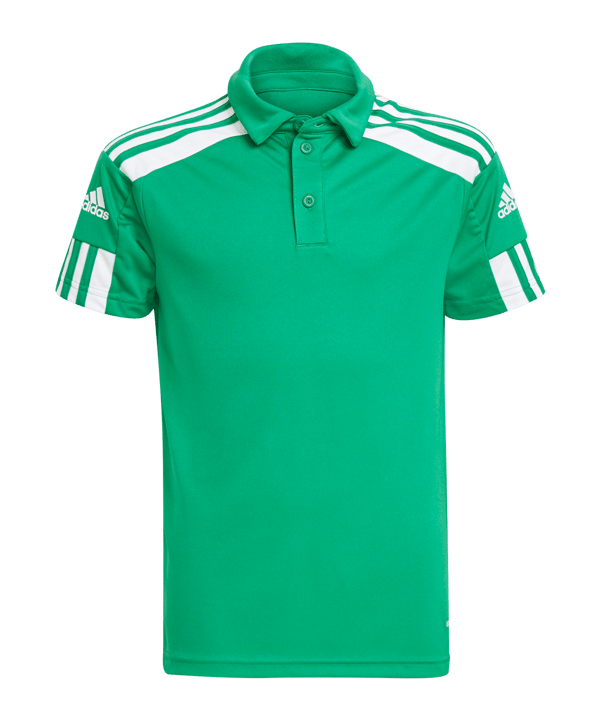 adidas Squadra 21 Poloshirt Kids Grün Weiss