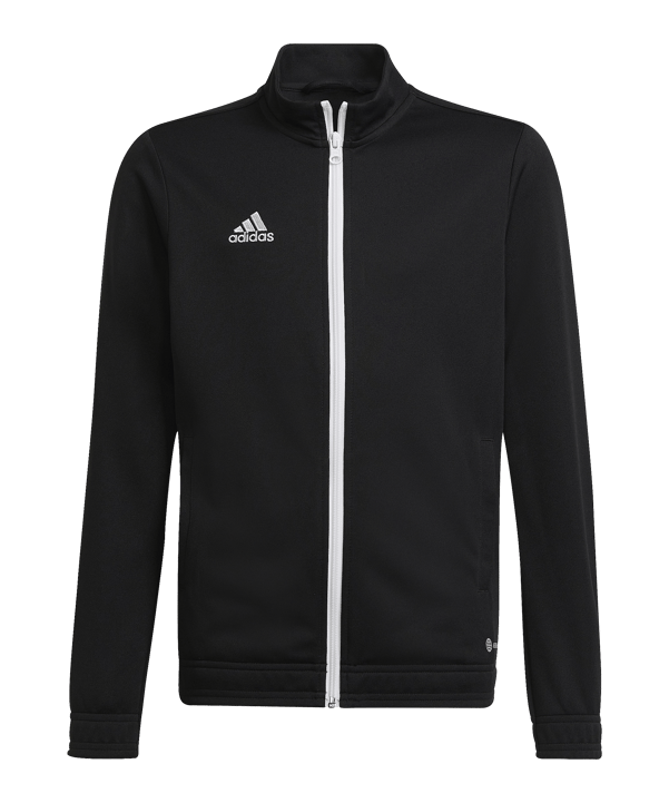adidas Entrada 22 TK Trainingsjacke Kids Schwarz - schwarz