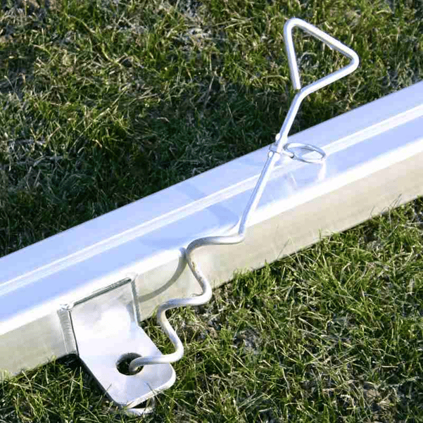 Jugendtore Exklusiv 5x2m vollverschweißt | - weiss