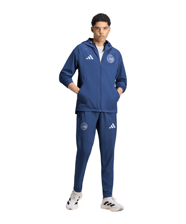 adidas Ajax Amsterdam Tiro Travel Windjacke Blau - blau