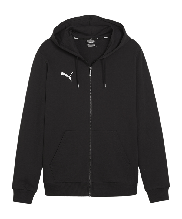 PUMA teamGOAL Casuals Kapuzenjacke Schwarz F03 