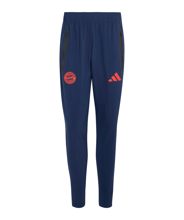 adidas FC Bayern München Tiro Travel Hose Blau - blau