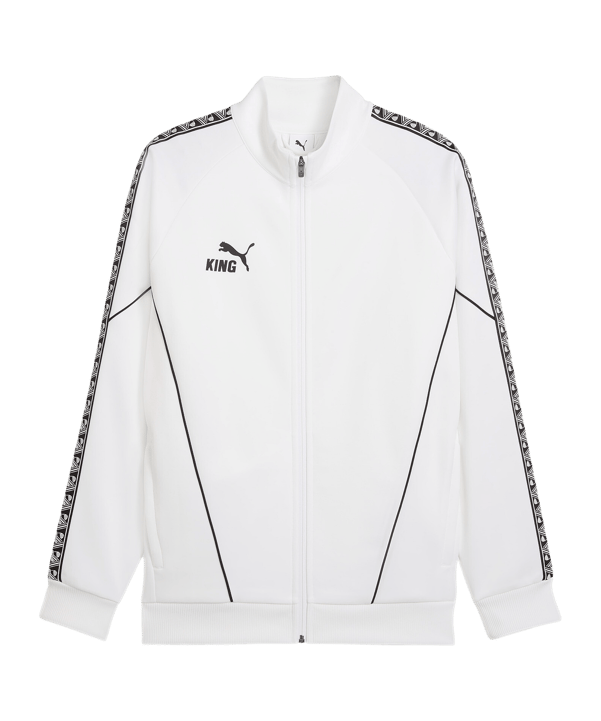 PUMA teamKING Anthem Jacke Weiß F04 