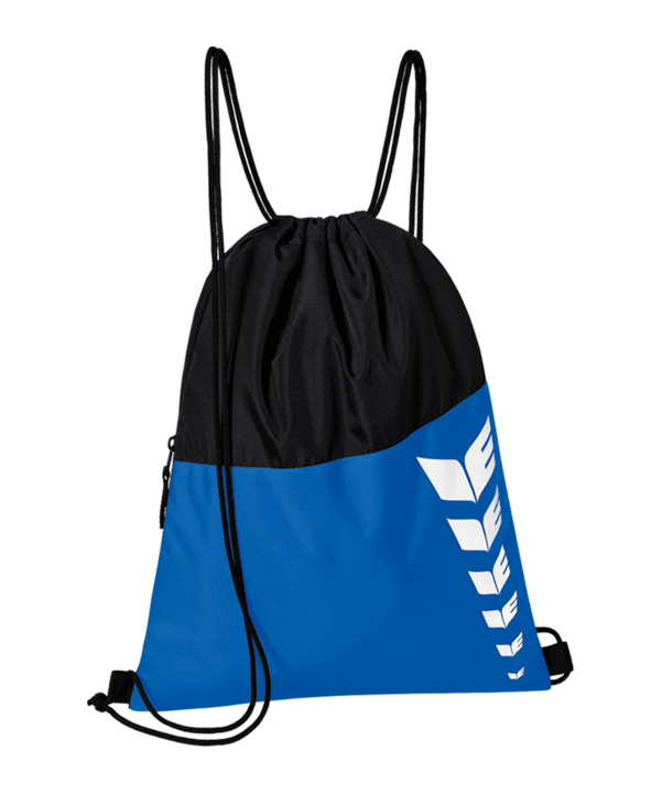 Erima Six Wings Gymsack Blau Schwarz