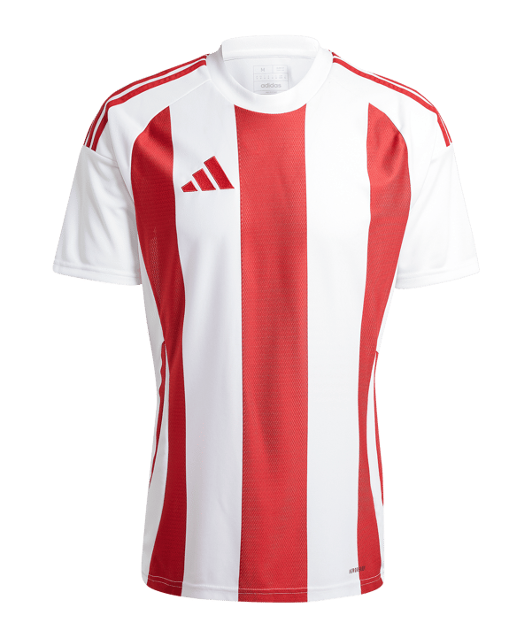 adidas Striped 24 Trikot Weiss Rot
