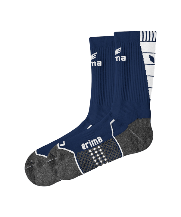 Erima Short Socks Trainingssocken Dunkelblau Weiss