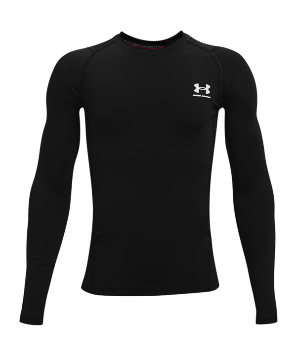 Under Armour HeatGear Langarmshirt Kids F001 - schwarz