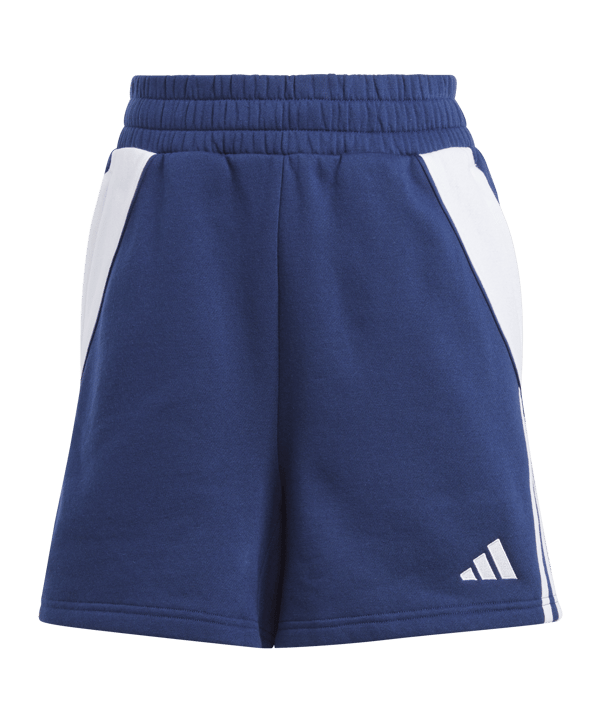adidas Tiro 24 Short Damen Blau Weiss - blau