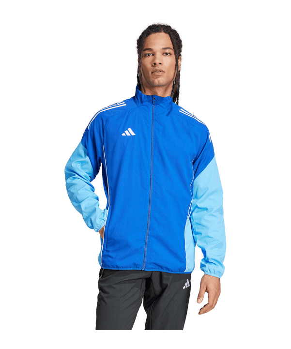 adidas Tiro 25 Competition Präsentationsjacke Blau | - blau