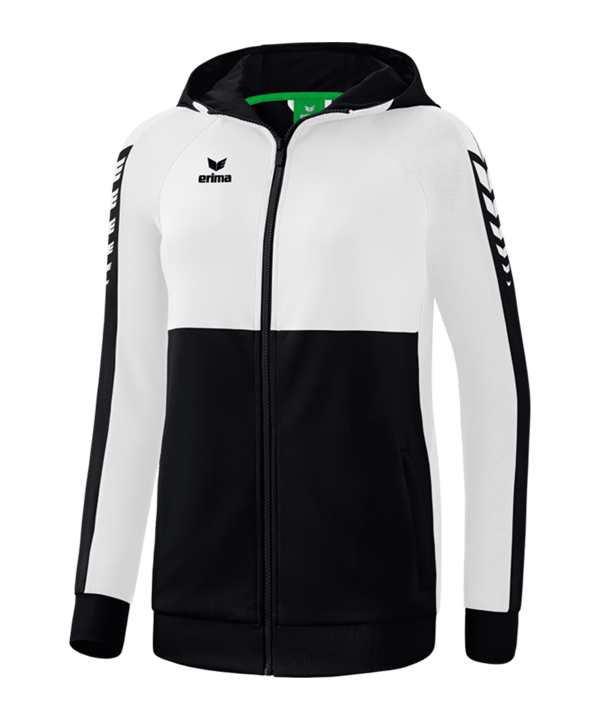 Erima Six Wings Kapuzenjacke Damen Schwarz
