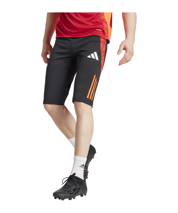 adidas Tiro 24 Competition Short Schwarz Rot - schwarz