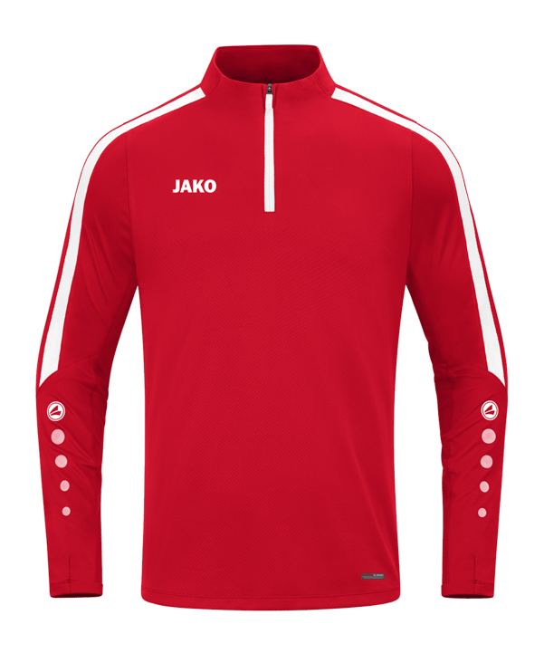 JAKO Power Sweatshirt Kids Rot Weiss F100