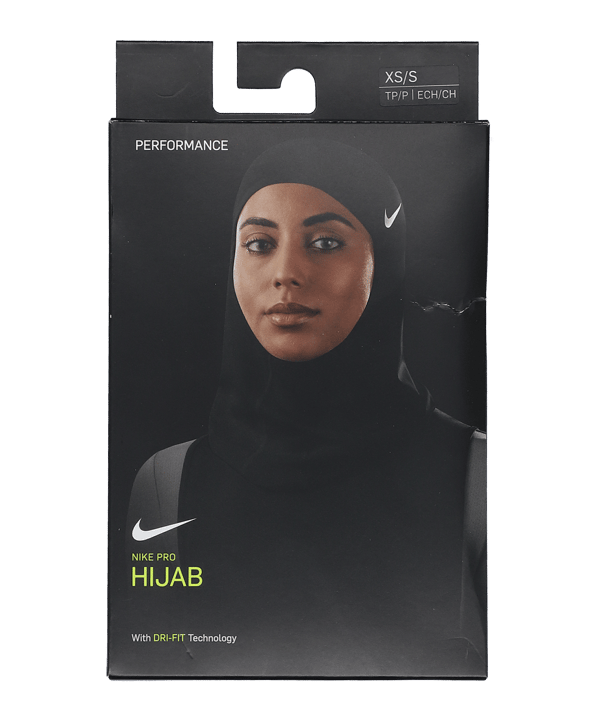 Nike Hijab 2.0 Kopftuch Muslima Schwarz F010 - schwarz