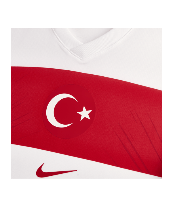 Nike Türkei Fan Trikot Home EM 2024 Damen Weiss F100 - weiss