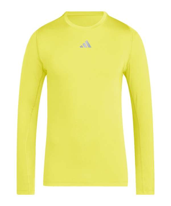 adidas Techfit Longsleeve T-Shirt Gelb - gelb
