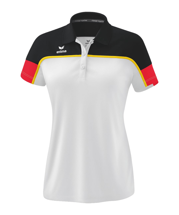 Erima Change by Poloshirt Damen Weiss Schwarz